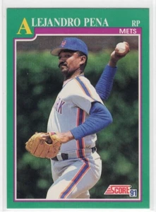 Alejandro Pena 1991 Score Baseball Base Common #204 New York Mets - Picture 1 of 1
