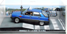Renault 11 A View To A Kill 007 James Bond 1:43 Diecast Car + Magazine