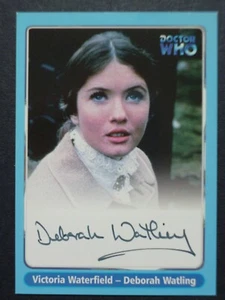 Genuine Strictly Ink Doctor Who Trading Card SIGNED by DEBORAH WATLING Victoria - Picture 1 of 2