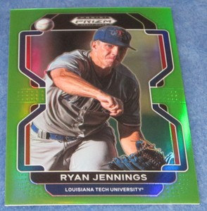 2022 Panini Prizm Draft Picks #PDP128 Ryan Jennings Lime Green Prizm 58/75~MINT!