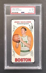 1969-70 Topps #20 John Havlicek RC (Celtics) PSA 6 EXMT ROOKIE! NEW SLAB! - Picture 1 of 2