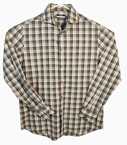 C3C Core Control Gingham Long Sleeve Button Up Men's Shirt. Size L - Picture 1 of 7