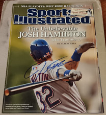 Josh Hamilton Texas Rangers SIGNED AUTOGRAPHED 2008 Sports Illustrated SI COA NL
