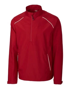 Cutter & Buck CB WeatherTec Beacon RED 1/2 ZIP Jacket SZ:2XB 2XL NWT BCO00922 - Picture 1 of 2