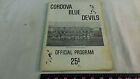1969 Cordova Blue Devils Official 25 Cent Program Vs West Jefferson