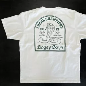 Bogey Boys Local Champions cobra golf T-shirt XXL white 100% cotton - Picture 1 of 6