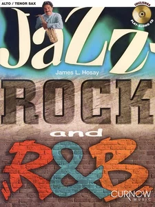 Jazz-Rock & R&B Alto Tenor Sax Solo Sheet Music Play-Along Curnow Book CD - Picture 1 of 1