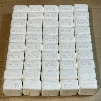50x Original Apple 10W A1357 USB Wall Charger Power Adapter iPhone iPad iPod - Image 1 of 4