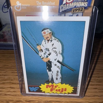 1985 Topps WWF - Mr. Fuji #17 (RC) - Image 1 of 2