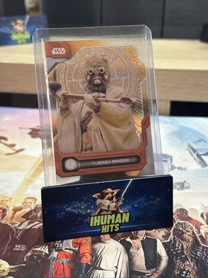 Star Wars High Tek 2024 Topps ORANGE Throne Room Card #96 Tusken Raider /25 - Image 1 of 2