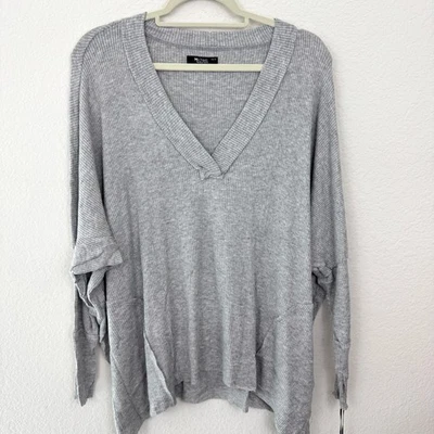 Stitch Fix Michael Lauren Womens Pullover Ribbed Top Size XS/S Casual Gray - Image 1 of 4