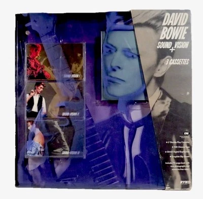 VTG 1989 David Bowie Sound + Vision Cassette Box Set Factory Sealed RARE NEW OOP — 第 1/4 张图片