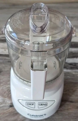 Cuisinart Mini Prep Plus Food Processor DLC-2A DLC-2AC White Bowl Lid *NO BLADE* - Image 1 of 4