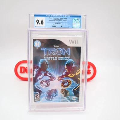 Nintendo Wii TRON EVOLUTION: BATTLE GRIDS - CGC GRADED 9.6 A+! NEW & Sealed! - Image 1 of 4