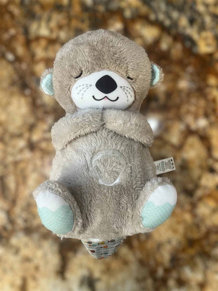 Fisher-Price Juguete para Bebé Calmar y Acurrucarse 11" Bebé Nutria Peluche Luz Nocturna con Música Foto 1 de 4