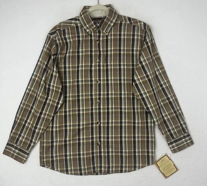 C. E Schmidt Work Wear Mens Shirt Brown Button Down Long Sleeve Size M NWT - Picture 1 of 15
