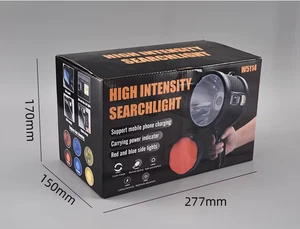Rechargeable Spotlight 900000 Lumens Led Spot Lights Handheld Small - Picture 1 of 6