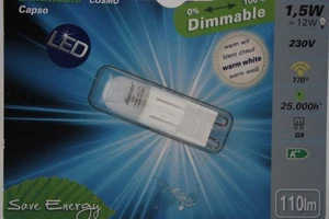 2 x  Memostar LED CAPSO Dimmbar, 1,5W, G9 - Bild 1 von 1