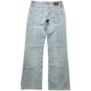 BKE Jeans Uomo Tag 30x30 Blu Carter Bootcut Denim Lavaggio Leggero Anni 30 - Foto 1 di 12