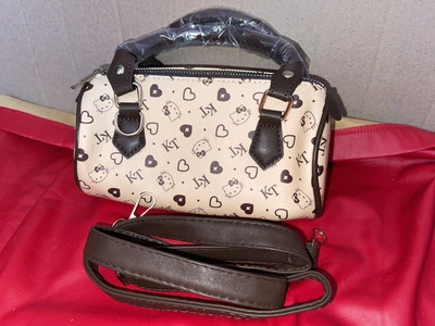 Hello Kitty “Lux Inspired” Hand/Shoulder Bag w Removable Strap. NIP - Image 1 of 4