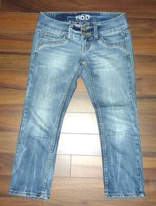 ★ M.O.D Jeans ★ 7/8 ★ Modell ENNI ★ relaxed fit ★ W27 ★ blue bell ★ sehr gut - Bild 1 von 2