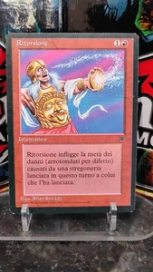 BACKDRAFT Italian Version MAGIC The Gathering INSTANT 1995 Trading Card MTG - Picture 1 of 2
