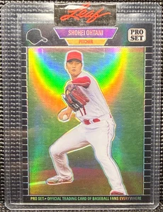 ⚾️ Shohei Ohtani - /49 - 2023 Leaf Pro Set Black Metal - Dodgers / Angels - Picture 1 of 8