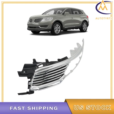 For Lincoln MKX 2016-2018 Front Upper Grille Grill Assembly Left Side Plastic Foto 1 de 4