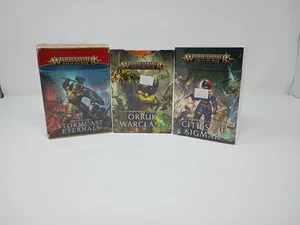Warhammer Age of Sigmar Warscroll Karten - Stormcast Eternals Orruk Städte Neu - Bild 1 von 3
