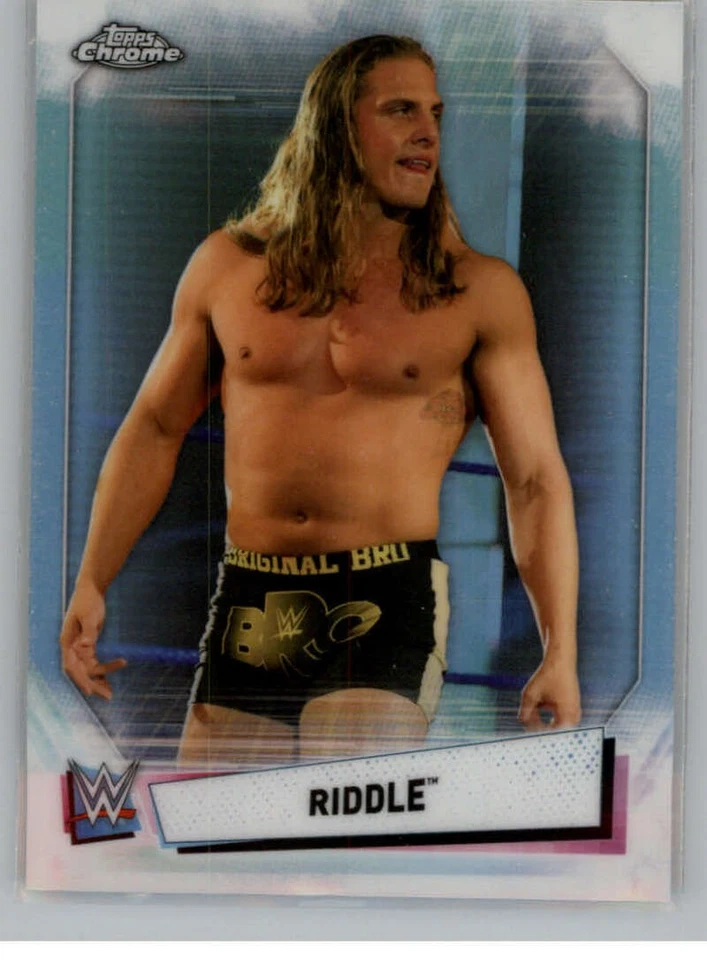 2021 Topps Chrome WWE Wrestling Refractor Insets and Autographs Pick From List - Image 1 of 1