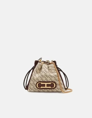 Bolso Carolina Herrera Iniciales Insignia Cubo Suave Foto 1 de 4