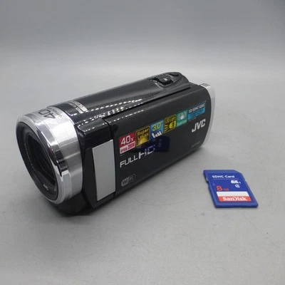 JVC Everio GZ-EX215BEK Handheld High Definition HDD Camcorder Black Tested - Image 1 of 4