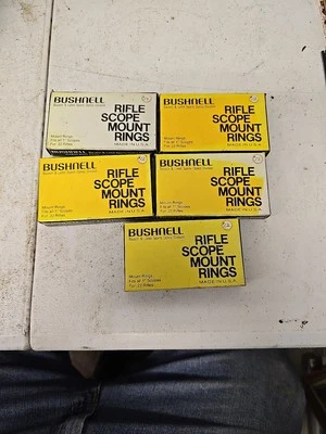 5 X Bushnell 1 «винтовки прицел крепление кольца #76-3002 .22 винтовки - Изображение 1 из 2