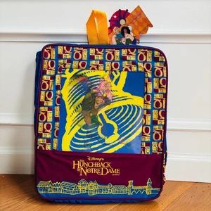 Neu mit Etikett Vintage Disney Glöckner von Norte Dame Rucksack 15 Zoll seltenes bewegtes Bild - Bild 1 von 3