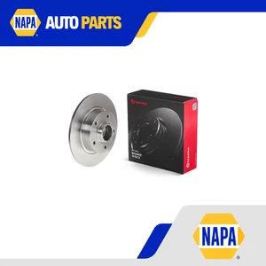 2x Brake Discs Pair Solid fits RENAULT SCENIC Mk3 1.6 Rear 2009 on 260mm Set New - Picture 1 of 9
