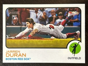 Topps Heritage Image Variation 2022, Jarren Duran RC, tarjeta #211, Boston Red Sox - Imagen 1 de 2