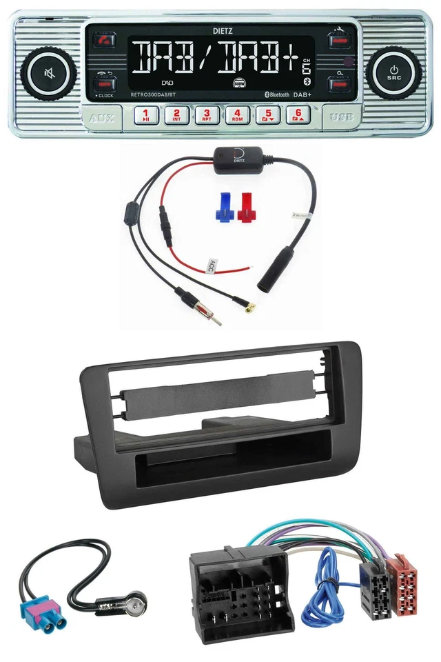 Dietz DAB USB MP3 Bluetooth Autoradio für Audi A1 (ab 2012) - Bild 1 von 4