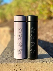 Espeon Coffee Tumbler Tea Infuser, Unite Tuxedo Style Top Hat & Sleeping Espeon - Picture 1 of 10