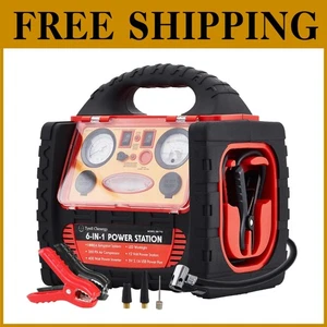 6-in-1 Portable Jump Starter with Compressor - Picture 1 of 10