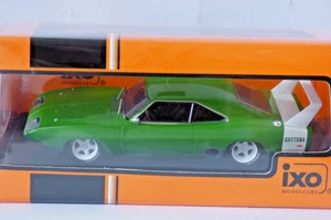 Ixo Dodge Charger Daytona 1969 metallic green with white rear wing 1:43 Scale - Picture 1 of 2