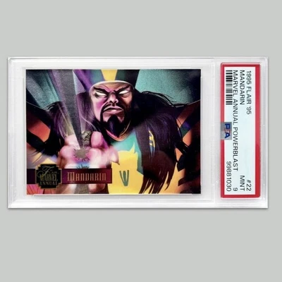 Marvel Comics 1995 Holo PSA Graded 9 Trading Card Iron Man Rare Foil Vintage MCU - Image 1 of 4