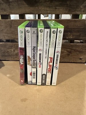 Lote de 7 Juegos Xbox 360 NBA 2K15, Kinect Adv, Pure, Madden 11, Madden 09, MLB Foto 1 de 4