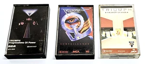 Triumph Progression Of Power/Sport Of Kings/Surveillance Cassette Tape Bundle - Picture 1 of 19