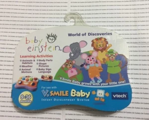 NEW VTech VSmile Baby BABY EINSTEIN World of Discoveries Smartridge 9-36 Months - Picture 1 of 6