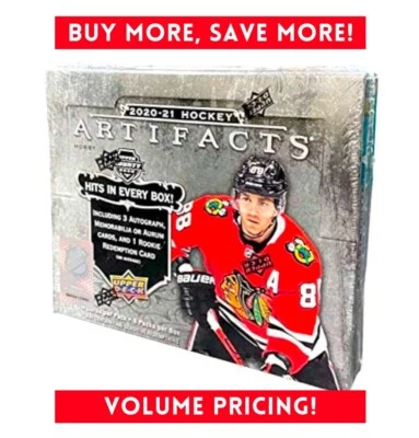 2020-21 Upper Deck Artifacts Hockey Hobby Box - Image 1 of 4