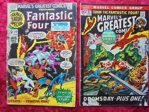2 LOWER GRADE MARVEL'S GREATEST COMICS MARVEL COMICS - Picture 1 of 2
