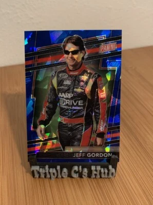 2024 Panini National VIP Gold Jeff Gordon Blue Cracked Ice Prizm /124 NASCAR - Image 1 of 4