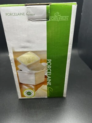 Fox Run White Porcelain Butter Keeper. - Image 1 of 4