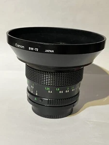 Canon New FD NFD 20mm f2.8 Weitwinkelobjektiv mit Canon BW-72 Japan guter Benutzer - Bild 1 von 6