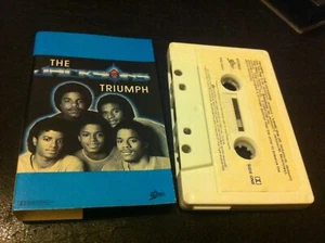 Triumph The Jacksons Cassette Can you Feel it Heartbreak Hotel Epic Motown CBS - Picture 1 of 5